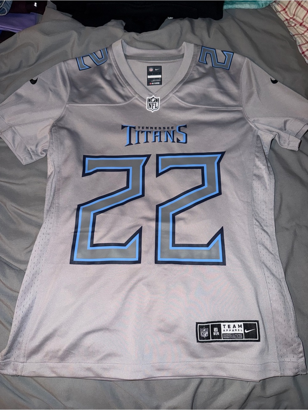 NFL Gray On-Field Nike Jersey with Team Crest